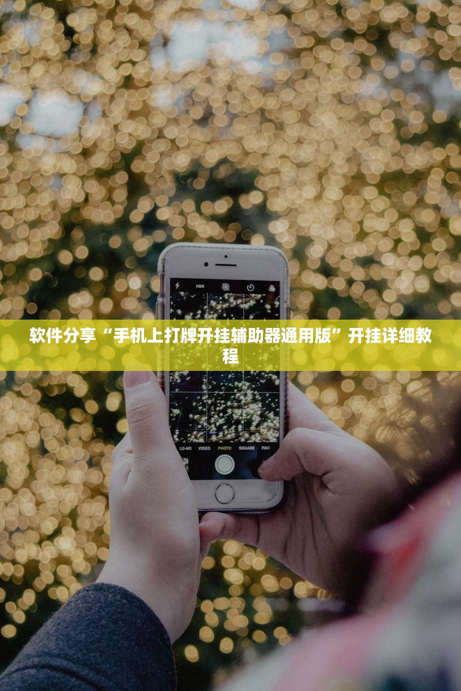 软件分享“手机上打牌开挂辅助器通用版”开挂详细教程