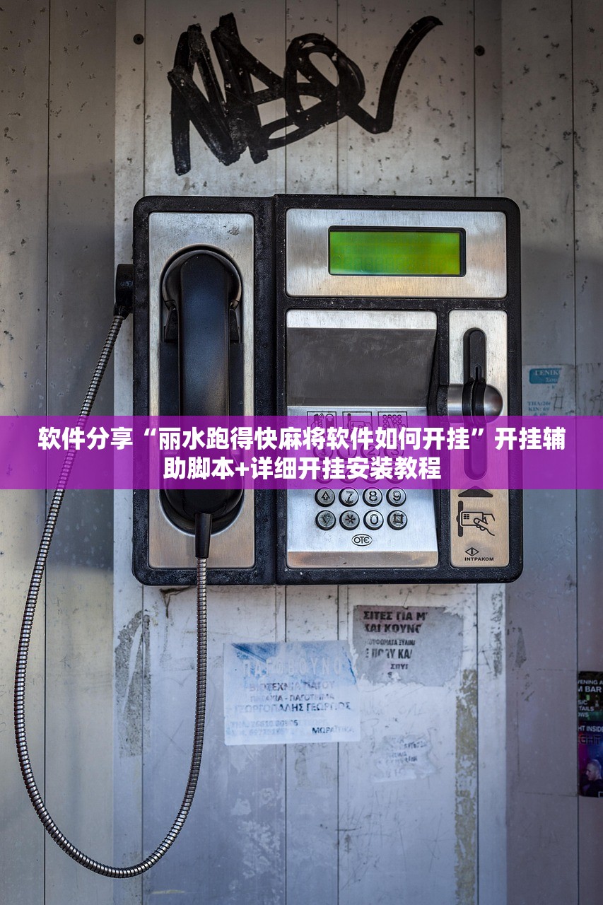 软件分享“丽水跑得快麻将软件如何开挂”开挂辅助脚本+详细开挂安装教程