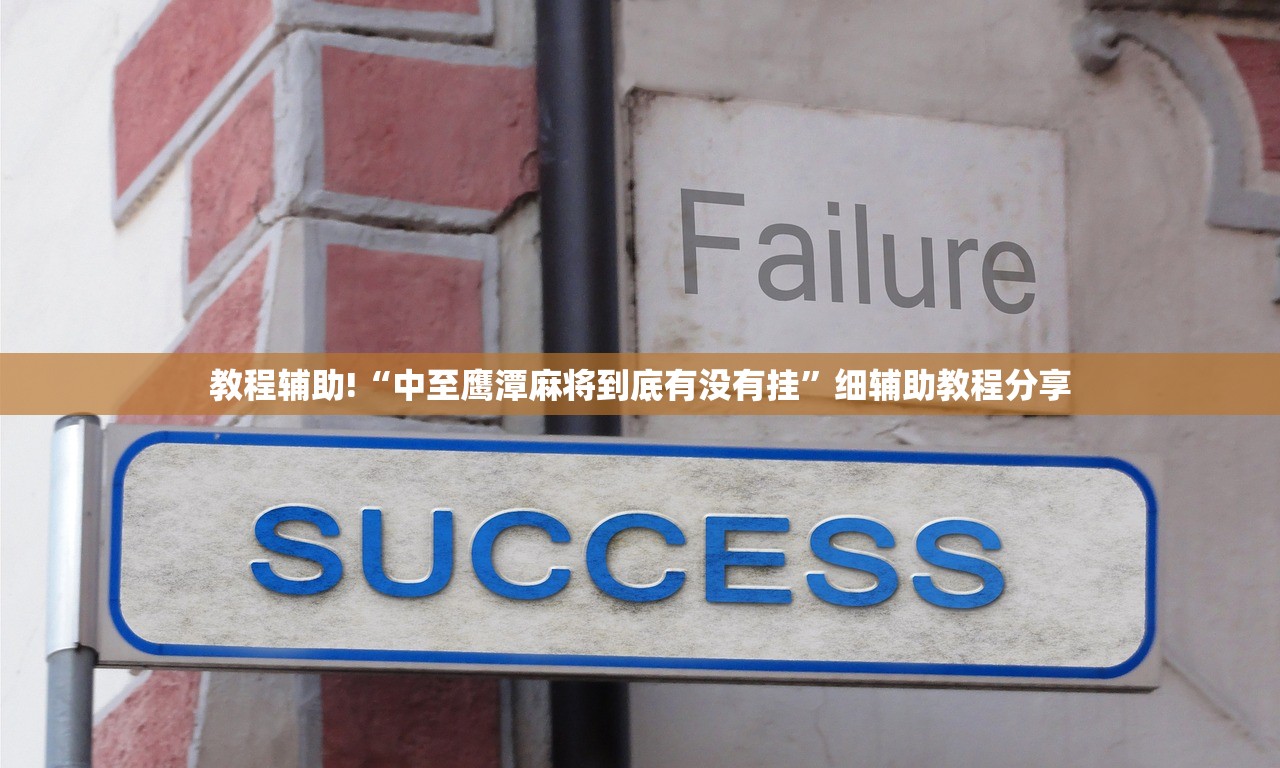 教程辅助!“中至鹰潭麻将到底有没有挂”细辅助教程分享