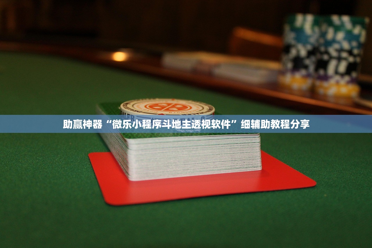 助赢神器“微乐小程序斗地主透视软件”细辅助教程分享