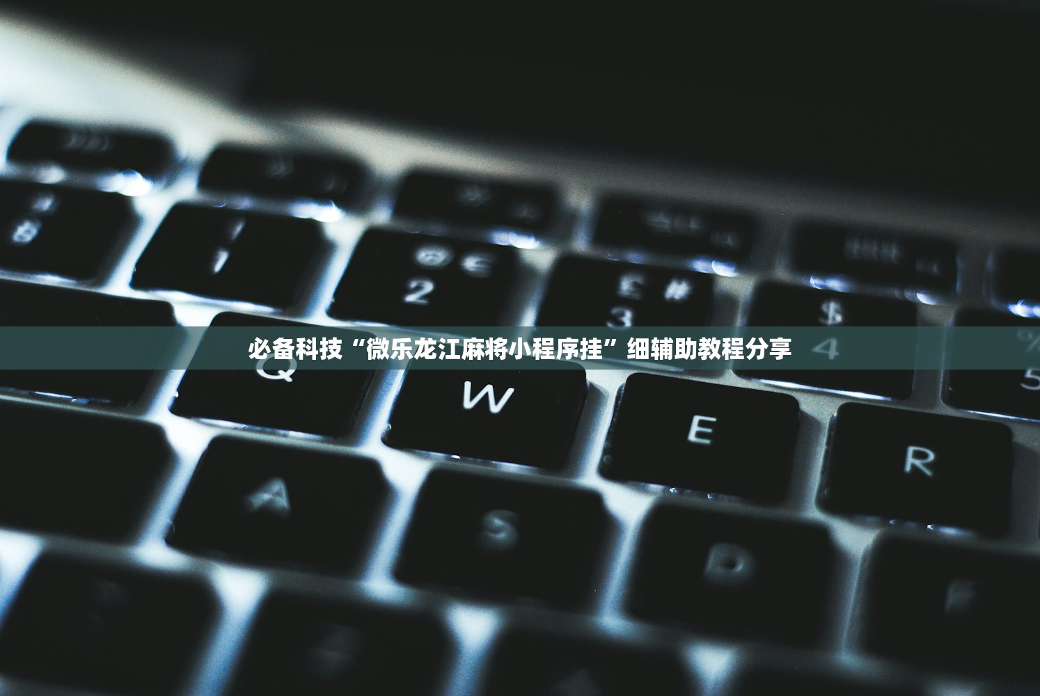 必备科技“微乐龙江麻将小程序挂”细辅助教程分享