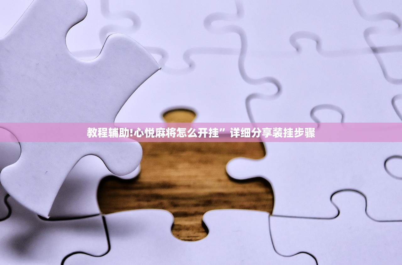教程辅助!心悦麻将怎么开挂	”详细分享装挂步骤